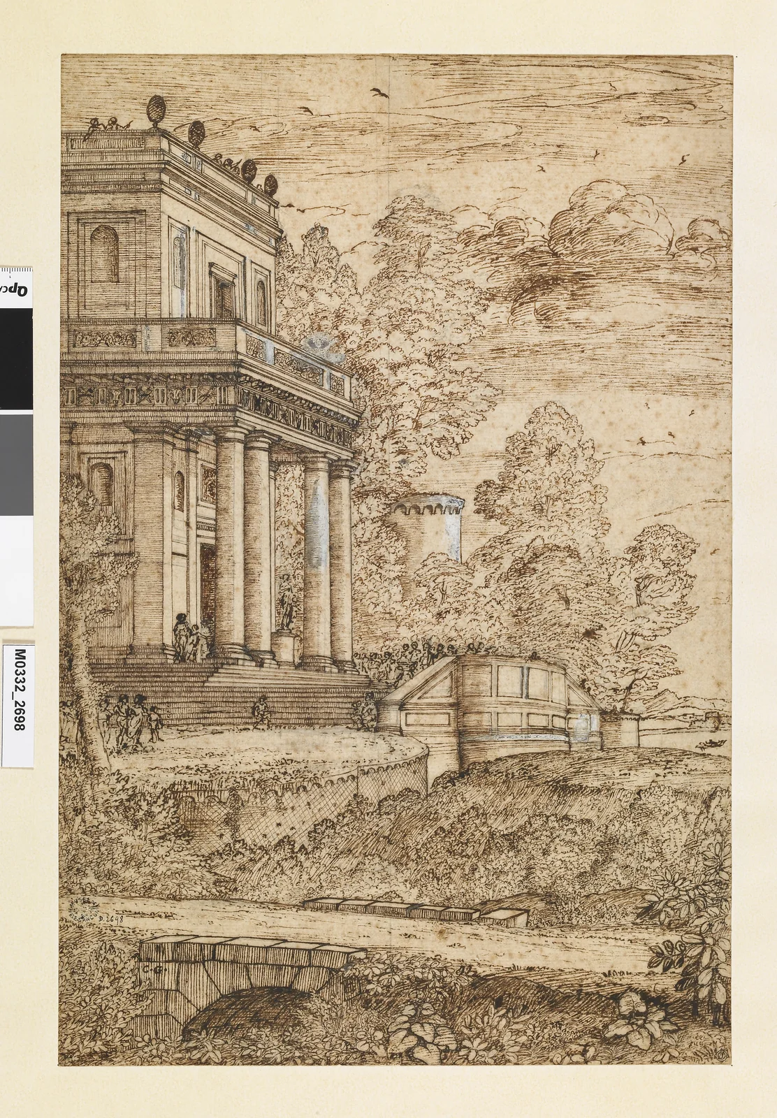 Paysage avec le palais de Staphyle