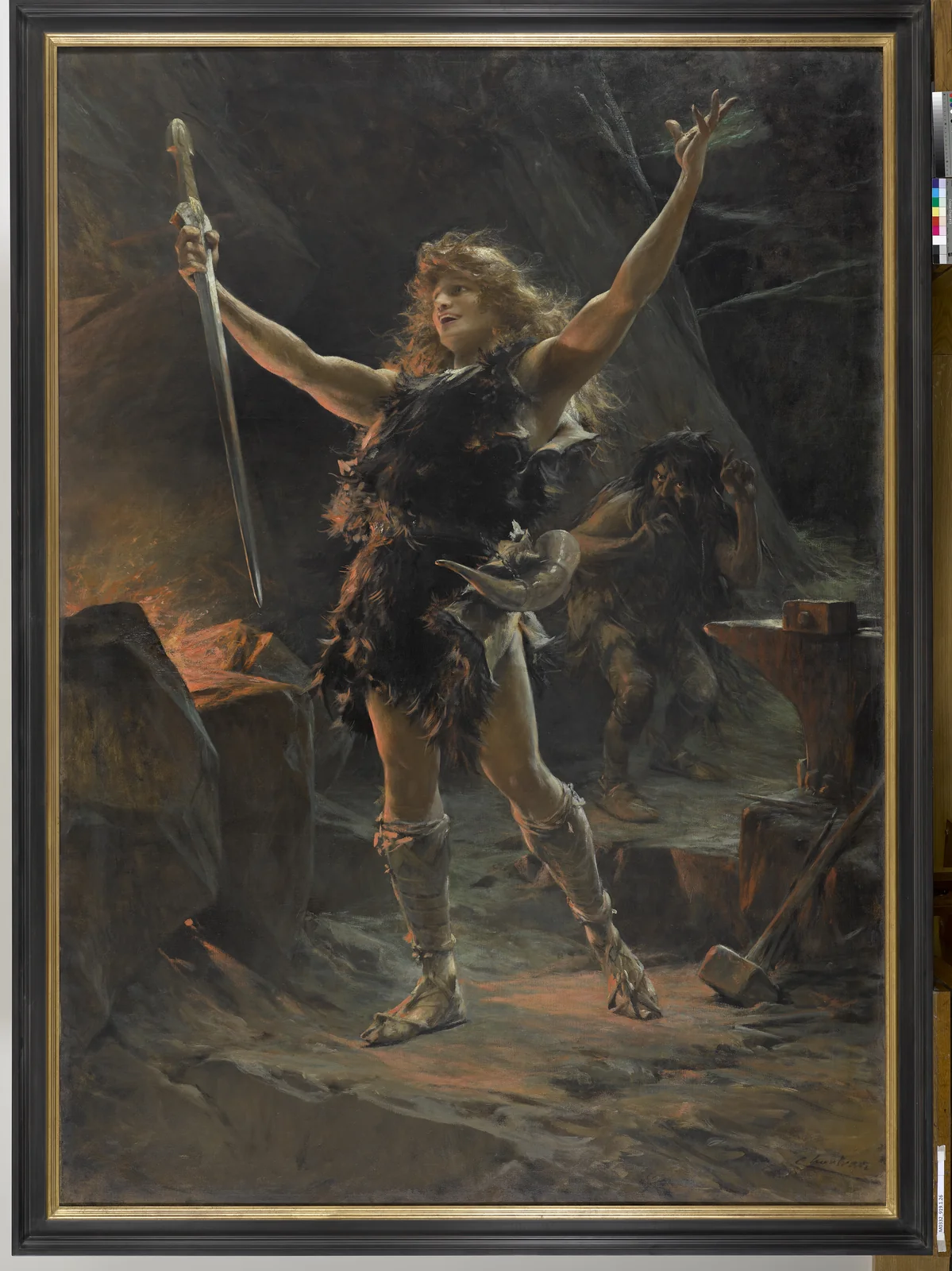 Siegfried (Jean de Reszké, dans la chanson de Première Épée de l’opéra Siegfried)