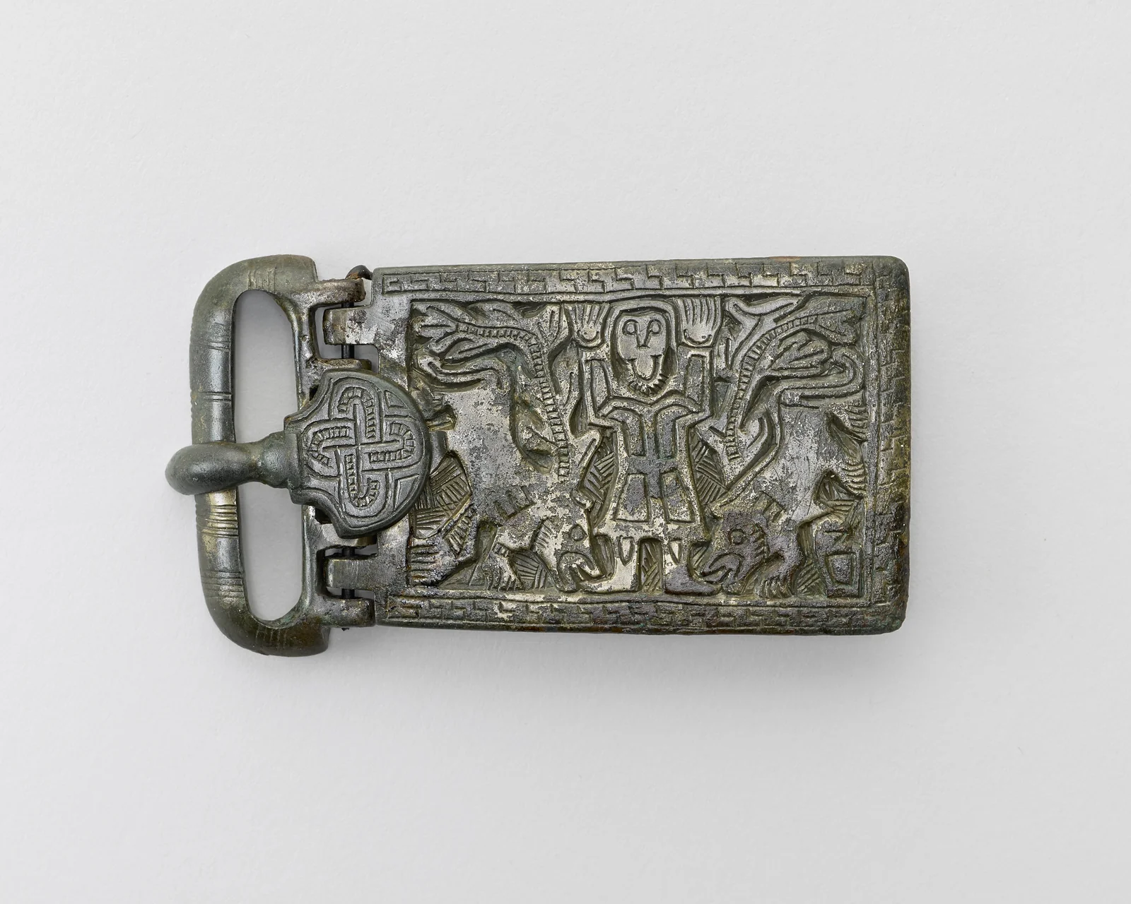 Plaque-boucle de ceinture à décors chrétiens