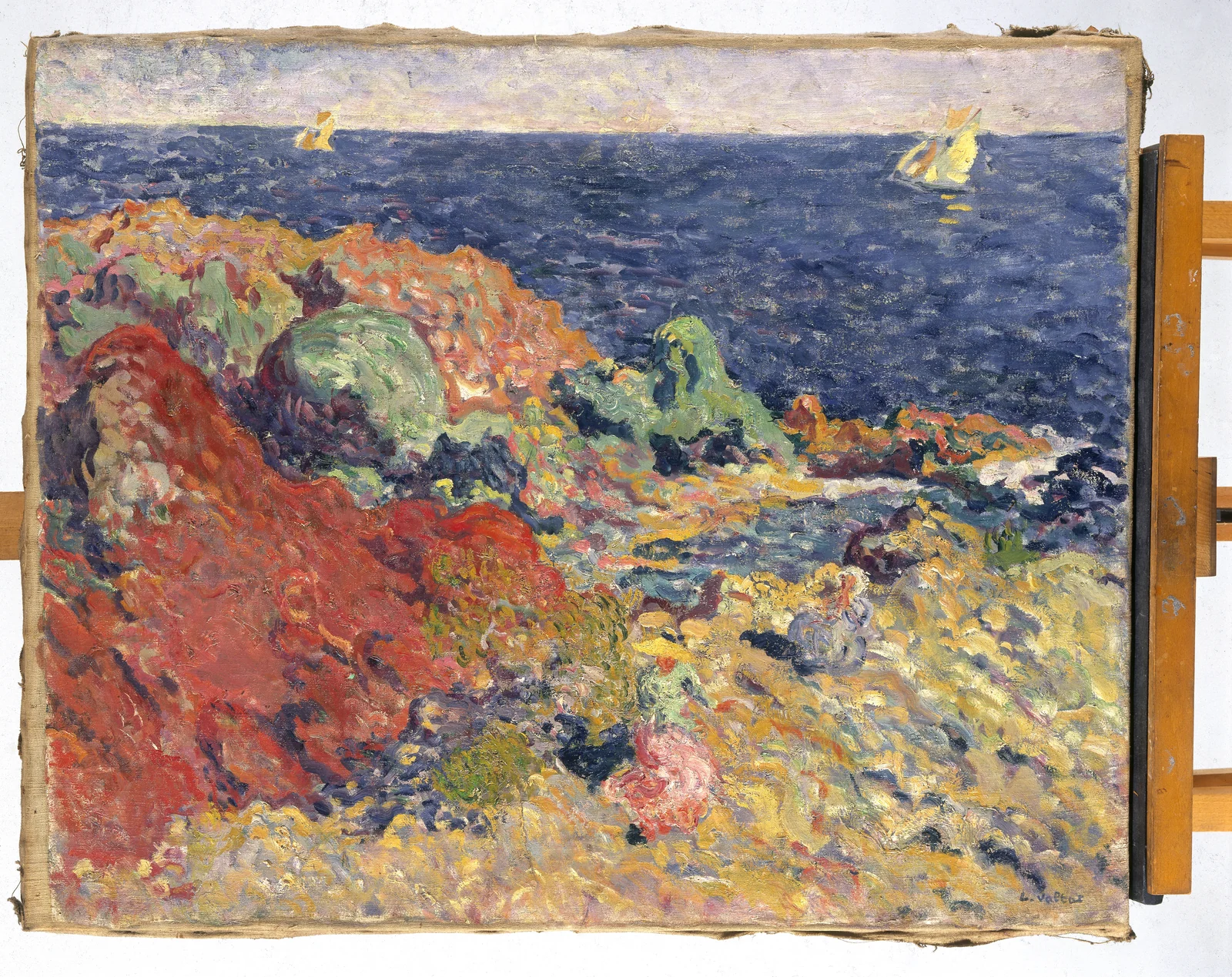 Les Roches rouges à Anthéor