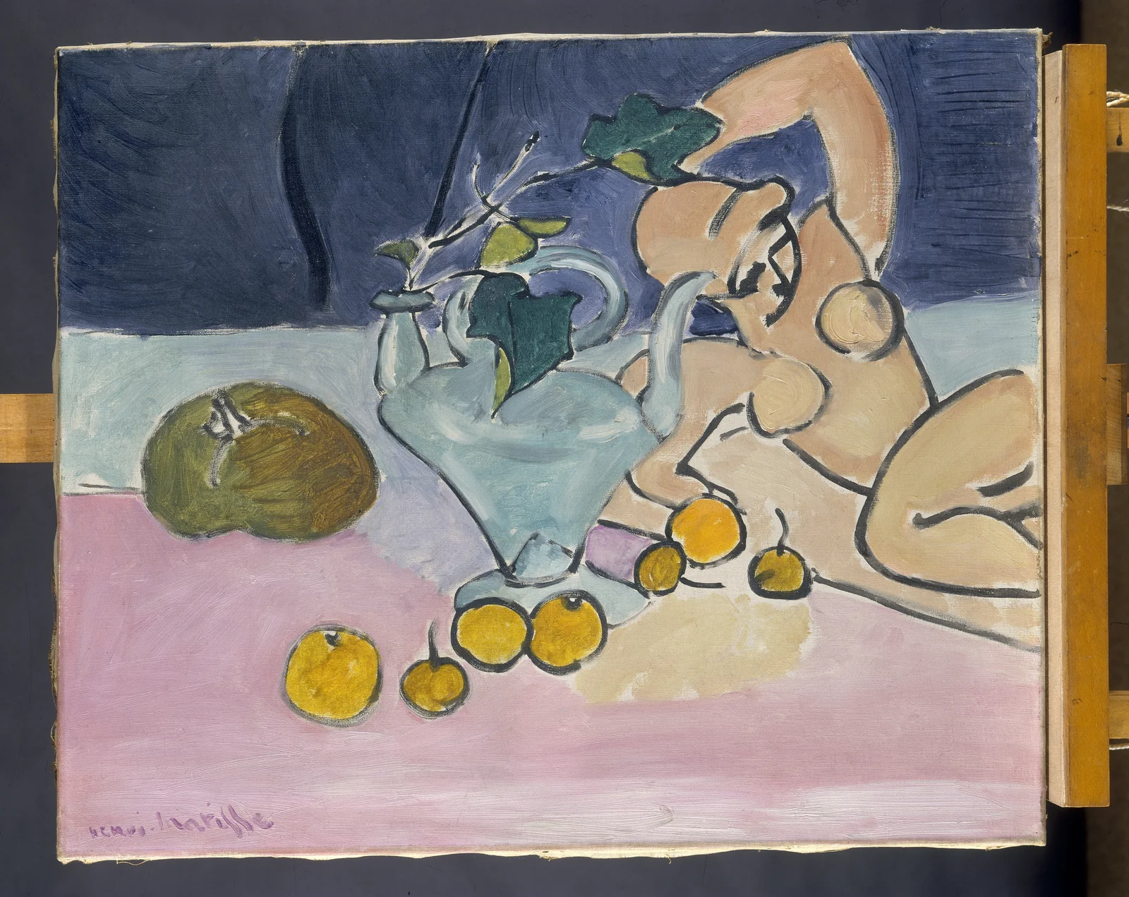 Nature morte au lierre